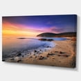 thumbnail image 2 of Sunset in Cala Violina Bay Beach - Extra Large Seashore Canvas Art, 2 of 3