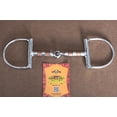 thumbnail image 3 of 5" Hilason Horse Stainless Steel Mouth Dee Bit W/ Red Copper Ring, 3 of 6