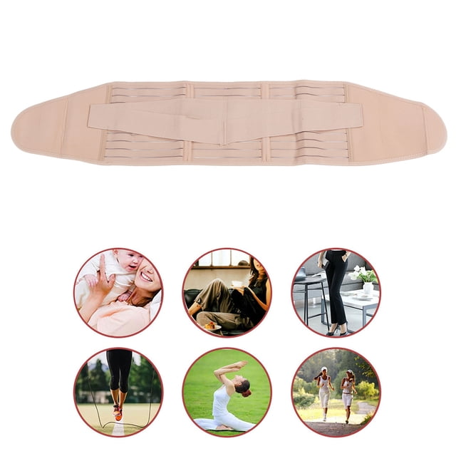 Ceinture, Réglable Confortable Maille Conception Post-Partum Ventre Bande de Mise en Forme Élastique pour les Femmes Noir, Rouge, Abricot, Couleur de Peau
