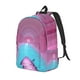 thumbnail image 1 of Disketp Pink Shark Pool Fantasy Mochila de Lona Estampada, Mochila Escolar de Viaje Ligera para Estudiantes y Portátil-Small, 1 of 5