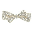 thumbnail image 5 of Unique Bargains 1 Pc Hair Clips Cute Full Rhinestone Bow Spring Clip Hairdo Clip Gold Tone Transparent, 5 of 5