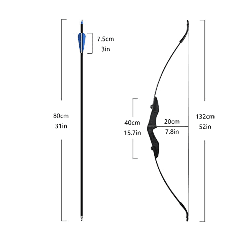 AMEYXGS Archery 40LBS Recurve Bows Set Outdoor Target Practice for Adults Left and Right Hands