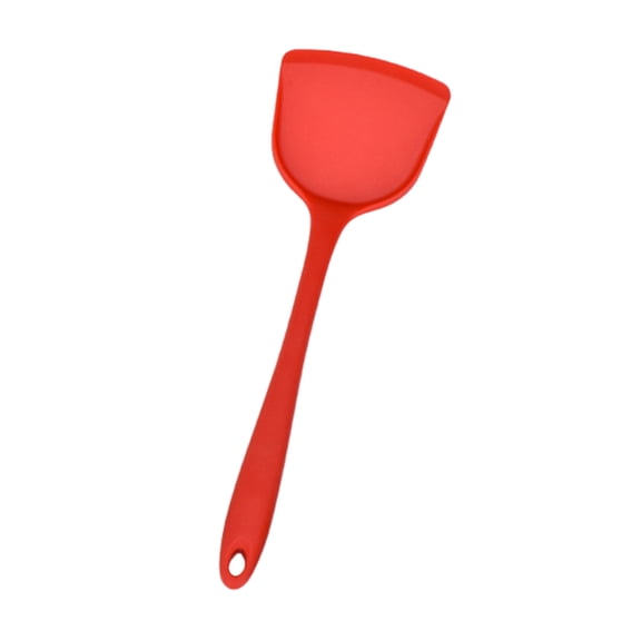 FELTECHELECTR Solid Silicone Spatula Red 1Set 13x3.9x0.8in Heat Resistant Nonstick Kitchen Tool