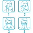 thumbnail image 4 of 50 mascarillas médicas desechables de 3 capas - 3 capas de protección - Mascarillas quirúrgicas de alta calidad con filtración antibacteriana /50 mascarillas médicas desechables de 3 capas - 3 capas d, 4 of 5