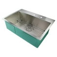 thumbnail image 6 of Transolid Diamond 32'' x 22'' Dual Mount Kitchen Sink, 6 of 7