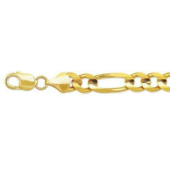 14K Gold 5.6mm Lite Figaro Chain