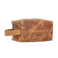 thumbnail image 2 of Thayne Cow Leather Makeup Bag for Women, 2 of 3