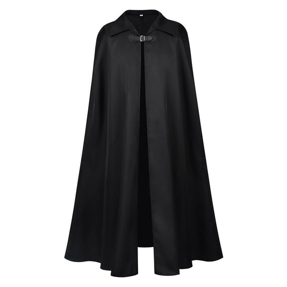 Xijirk Womens Gothic Style Cape Jacket Elegant Formal Cape Evening Jacket for Special Events and Themed Wear,Black,XL