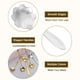thumbnail image 3 of Cucharas de flores de acero inoxidable Uxcell 4Pack de 5" Cucharas de café Cucharas pequeñas de té, plateadas, 3 of 7
