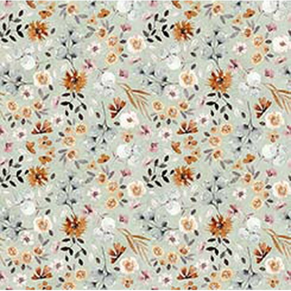 Home Sweet Home - 30703-H - Sage- Floral -Qt Fabrics