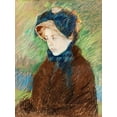 thumbnail image 2 of Cassatt, Mary 19x24 White Modern Wood Framed Museum Art Print Titled - Susan in a Straw Bonnet, 2 of 4