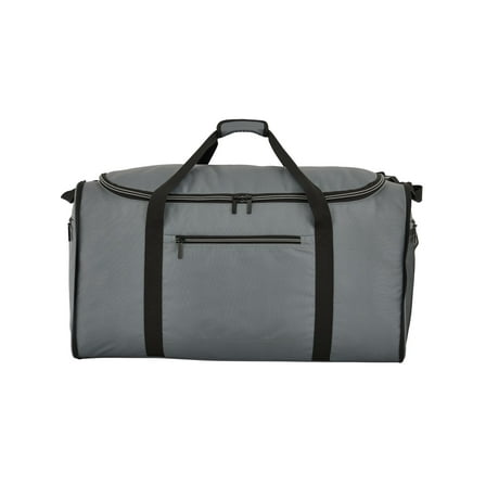 Protégé Navigation 28" Large Collapsible Travel Duffel, Gray