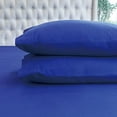thumbnail image 3 of Mocassi Soft Soft 4-Piece Sheet Set - Deep Pocket Fitted Sheet, Soft, Cozy, Warm and Anti-Pill Flannel Sheets - Cali King, Royal Blue, 3 of 4
