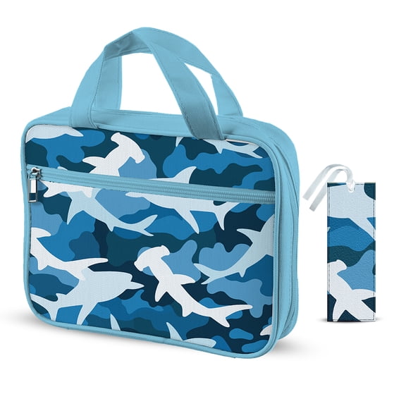 1pc Bible Cover with Handles 27x20x5.3cm Large Zippered Carrying Case Wildflowers Bible Protective with Pockets and Bookmarks DIY