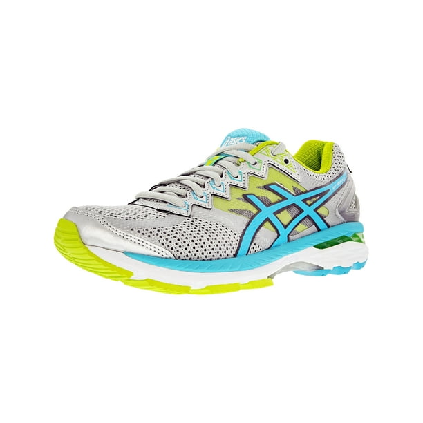 Asics Women's Gt-2000 4 Silver/Turquoise/Lime Punch Ankle-High Tennis ...