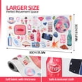 thumbnail image 2 of Large Mouse Pad, 31.5x11.8inch Desk Mat, Anti-Slip Big Mouse Pad with Stitched Edges for Computer(Watercolor Stickers), 2 of 6