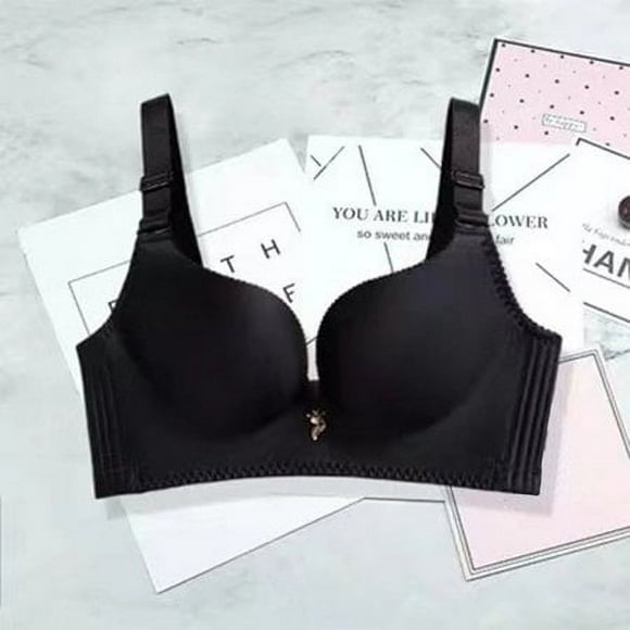 Womens Push Up Padded Wire Free Bra Size 34 36 38 A B C Cup Bralette