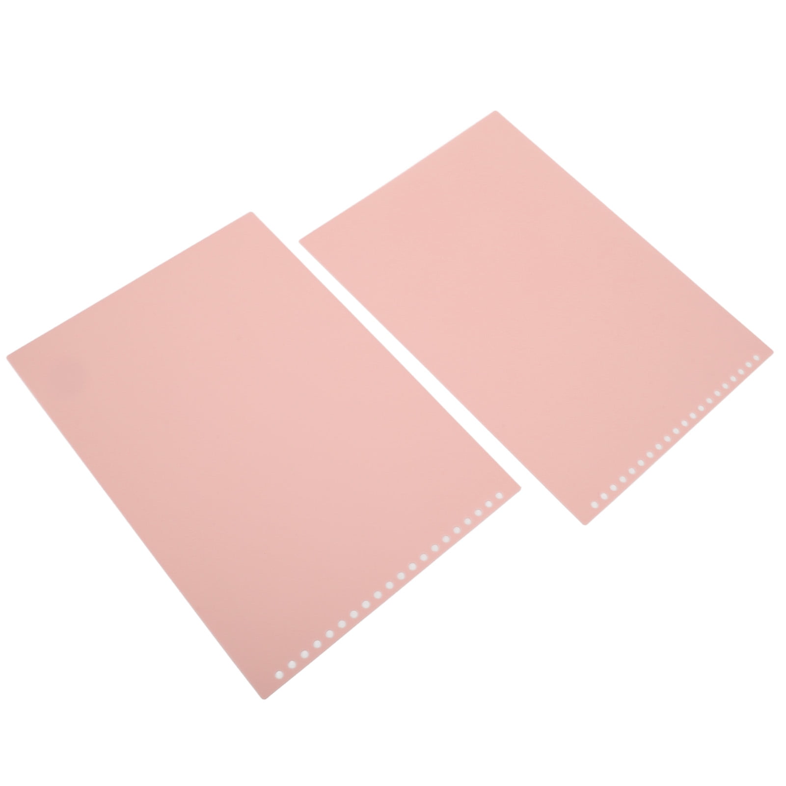 Plastic Sheet Protectors, Frosted Translucent Thin Rollable Paper Protector  Sheets 20 Sheet Waterproof For Household Pink 