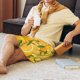 thumbnail image 5 of Fotbe Yellow Limes Pantalones Cortos de Pijama para Hombre, Ropa de Dormir, Pantalones de Pijama Cortos para Hombre-XX-Large, 5 of 6