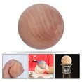 thumbnail image 4 of Wooden Round Ball Wood Arts Craft Blank Wood Circle DIY Projects Accessory, 4 of 5