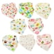 thumbnail image 1 of Newborn Bib Cotton Triangle Shape for Baby Dining 8Pcs Assorted Color Bibs, 1 of 5
