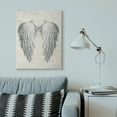 thumbnail image 2 of Stupell Home Décor Heavenly Wings Silver Parchment Design Canvas Wall Art by Main Line Studio, 2 of 6