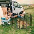 thumbnail image 5 of Outdoor Metal Dog Playpen with Doors, 40" Height, 8 Panels for Dogs, 5 of 9