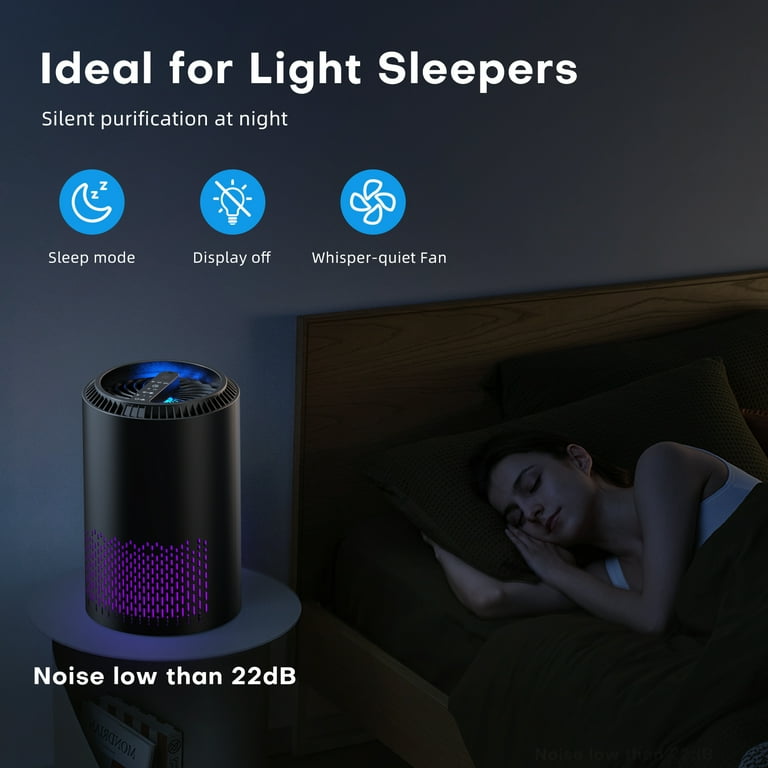 BREEZOME Hepa Air Purifier - Smoke Purified, Pet-Friendly, with 