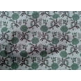 thumbnail image 4 of oneOone Cotton Poplin Fabric Leaves & Floral Block Print Fabric BTY 42 Inch Wide, 4 of 4