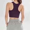 thumbnail image 2 of Qholemyo Racerback Workout Bras for Women High Support Seamless Push Up Sports Bras for Gym Running Full Coverage Crop Top, 2 of 6
