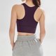 thumbnail image 5 of Mujeres de Color Sólido Cuatro Filas Ajustable Inalámbrico Sujetador Doble Hombro Estilo a Prueba de Choques Yoga Deportes Sujetadores para Mujeres, 5 of 6