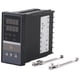 thumbnail image 1 of Controlador de temperatura inteligente: panel digital de 1 pieza, 10 A CA 220 V, salida de relé, negro, 1 of 10