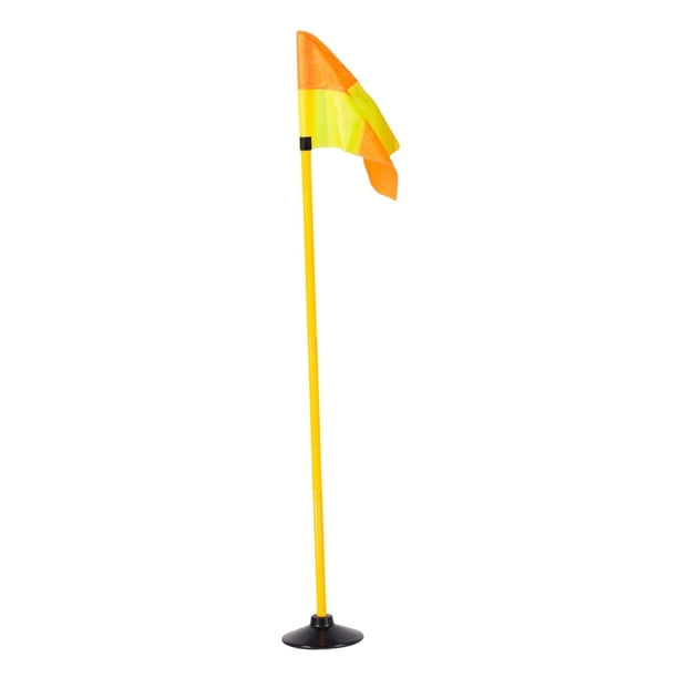 Bandera de esquina para campo de fútbol, poste de advertencia, multifunción, ajustable, portátil, de 1,5 m, para entrenamiento de agilidad de fútbol
