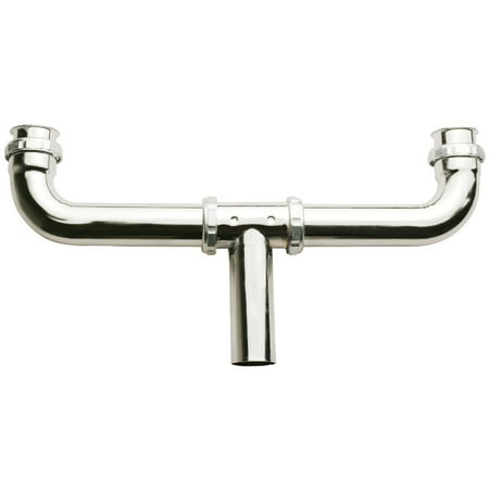 

Do it 1-1-2 In. x 16 In. Chrome Plated Center 22 Gauge Outlet Continuous Waste 409819 409819