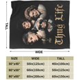 thumbnail image 3 of Golden Girls Fleece Throw Blanket for Couch, Soft, Plush, Fluffy, Warm, Microfiber, Lightweight, Cozy \u2013 Perfect for Bed, Sofa, 3 of 6