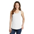 thumbnail image 1 of Port & Company ®  Ladies Core Cotton Tank Top.  Lpc54tt Xxl White, 1 of 1