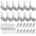 thumbnail image 2 of 12 PCS 1-1/8 Inches Cam Locks, Keyed Alike Cam Lock, Cabinet Cam Lock with Keys, Secure Zinc Alloy Lock Replacement for Truck Toolbox Mailbox File Drawer RV Door, Fit 1 Inch Max Panel Thickness, 2 of 7