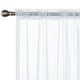 thumbnail image 3 of Cortinas transparentes Sala de estar Bolsillo con barra Paneles de cortina de ventana Dormitorio Cor Abanopi Blanco/140W*260L, 3 of 7