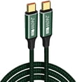 thumbnail image 1 of Cable Tipo C 2m 240W GoldTip 2II 1Pza 2m Rápida 240w 5-A Tipo C Tipo C Verde., 1 of 1