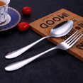 thumbnail image 4 of VANRA 4-Piece Children Forks Set Stainless Steel Kids Dinner Forks Child Silver Cutlery Set 5.7-inch (4 Forks), 4 of 4