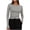 *1-Gray, variant on Women's Slim Fit Crew Neck Long Sleeve Top , Ladies' Stretch Soft Basic Tee , Casual Athletic Layering Shirt For Women, S-2XL