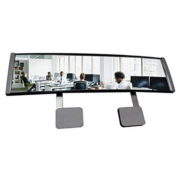New! High Definition Wide Angle Rear View Mirror for PC Monitors or Anywhere: EX Large by ModTek (1 Pack)