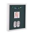 thumbnail image 2 of ArtToFrames 22x28 Inch Shadow Box Picture Frame, with a Satin White 1 Wide Shadowbox frame and Evergreen Mat Backing (4655), 2 of 7