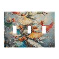 thumbnail image 2 of Dailycode Light Switch Plate Covers 2 Gang Wall Plate Plastics Outlet Covers for Kitchen Home Office Decor Fairies Fly Around Christmas Tree, 2 of 8
