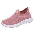 thumbnail image 5 of Rokment Womens Orthopedic Slip on Socks Walking Running Shoes Comfortable Arch Support Memory Foam Cross-Training Non Slip Nursing Sneakers Pink Size 6.5, 5 of 6