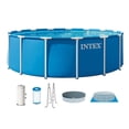thumbnail image 1 of Intex 28241EP 15ft x 48in Metal Frame Above Ground Pool Set with Pump & Cover, 1 of 7