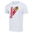 thumbnail image 2 of Men's Starter  White Chicago Blackhawks Color Scratch T-Shirt, 2 of 3