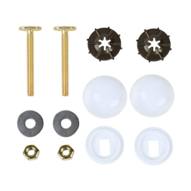 Kit de reparación de pernos de inodoro al suelo, brida universal profesional para baño Un conjunto