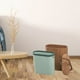 thumbnail image 3 of Cubos de basura de madera Baoblaze Cubos de basura ovalados con tapa, 3 of 5