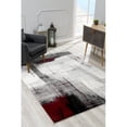 thumbnail image 4 of Rug Branch Montage Tapis Moderne Abstrait - Gris Rouge - VE7429GY23, 4 of 7